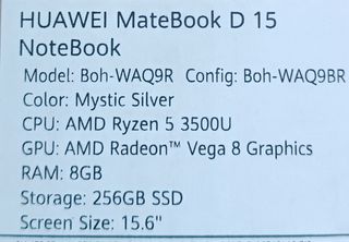 Huawei matebook D15 I5 2023 Muy cuidado.
