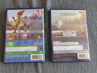 Películas infantiles en DVD (Zootrópolis, Aviones)