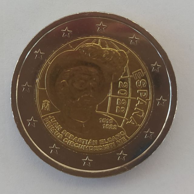 Moneda conmemorativa de 2 euros España.