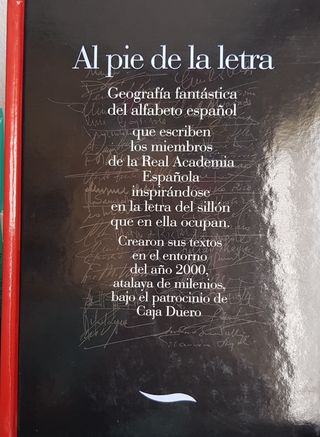 Al pie de la letra.