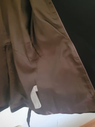 Gabardina Zara Azul Marino