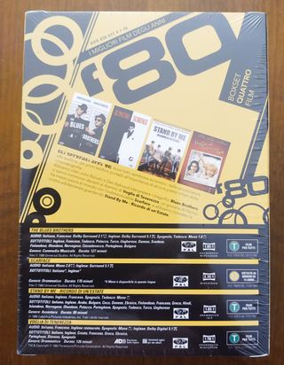 4 DVD I Migliori Film Degli Anni '80 - Vol. 1