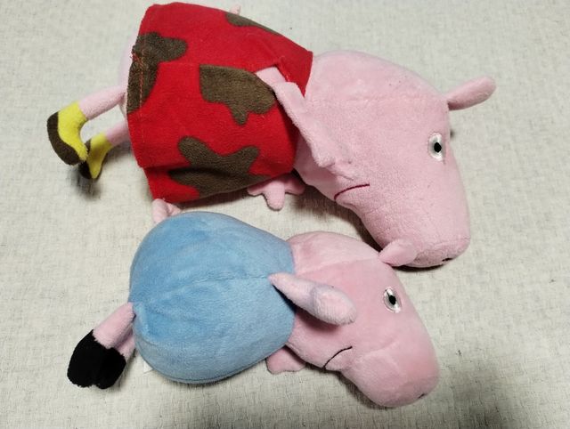 Peluche Pepa Pig y George Pig