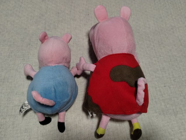 Peluche Pepa Pig y George Pig