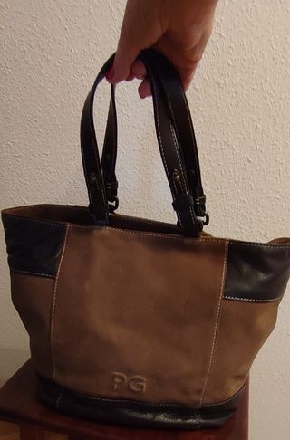 Bolso de Purificación García ante y piel