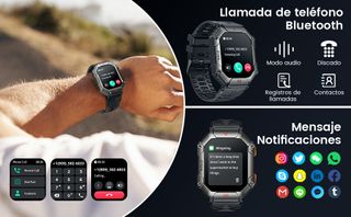 Reloj inteligente llamadas bluetooth PRECINTADO