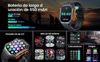 Reloj inteligente llamadas bluetooth PRECINTADO