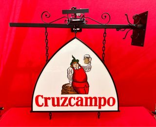 CARTEL LUMINOSO CRUZCAMPO / XXL / AÑOS 80