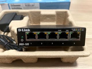 Switch D-Link DGS-105 5 puertos Gigabit