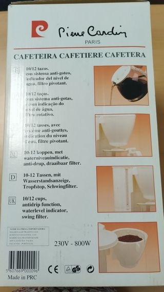Cafetera Pierre Cardin PC 606 A