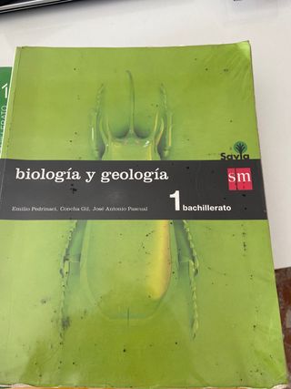 libro biologia y geologia 1 bachillerato