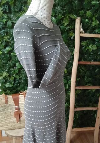 Vestido Gris elástico de la marca Springfield
