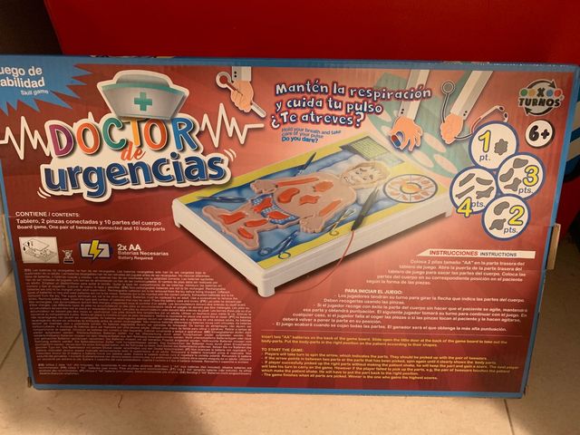 juego mesa niño operacion - Doctor Urgencias