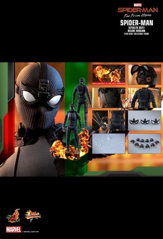 Hot Toys Spider-Man Stealth Suit (Deluxe Version)