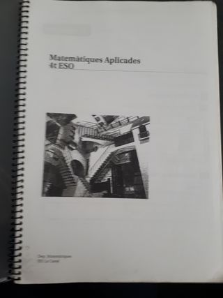 Libro matematique aplicades 4 eso