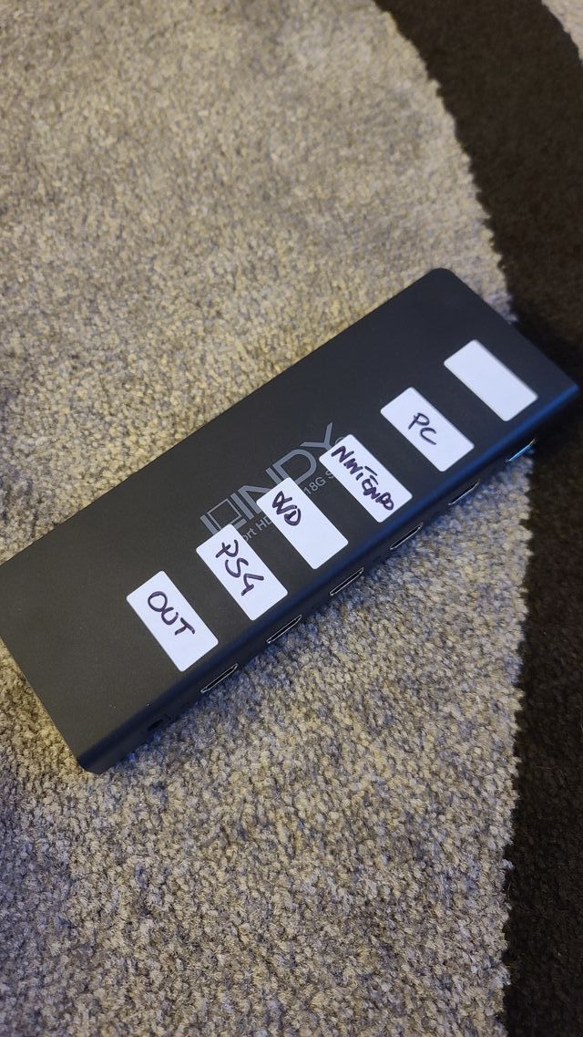 Lindy 38244 - Commutatore HDMI 2.0 5 porte, 18G