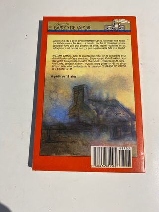 Pack de cuatro libros barco de vapor