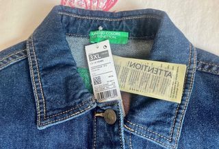 chaqueta benetton vaquera 3XL niña