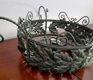 LLampadario In Ferro Batuto Nero Vintage C'è Da R