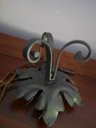 LLampadario In Ferro Batuto Nero Vintage C'è Da R