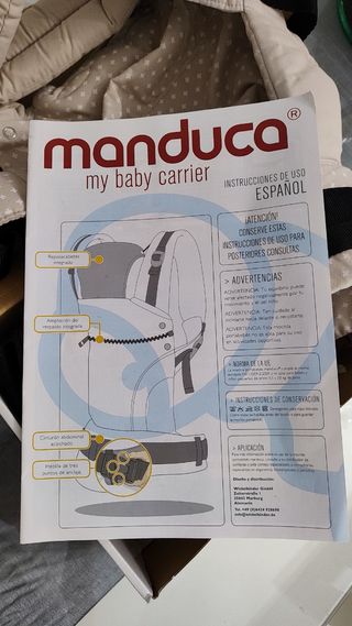 Mochila portabebes Manduca