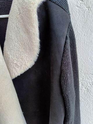 Chaquetón mujer negro 