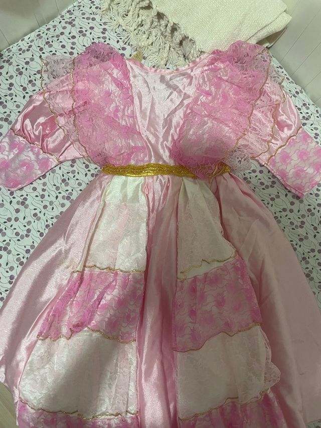 Disfraz vestido de princesa