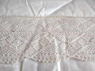 Colcha blanca puntillas volante 135x220