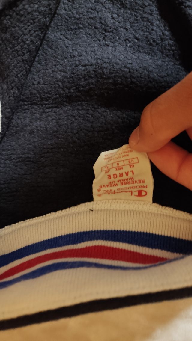 👕 Felpa Vintage Champion con cerniera