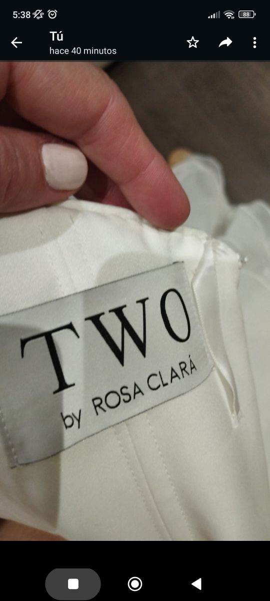 VESTIDO DE NOVIA ROSA CLARÁ