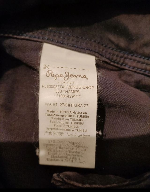 Pantaloni tre quarti PepeJeans taglia 27