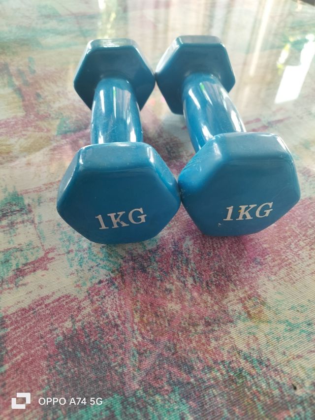 Mancuernas de 1 kilo cada una