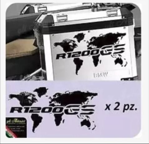 Vinilo Bmw Mapamundi / Mundo / Maletas