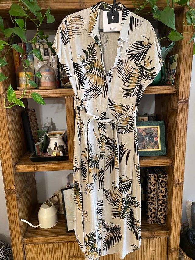 Object vestido lino talla 38