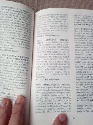 catálogo de libros antiguos