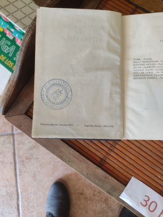 Los premios nobel de literatura.