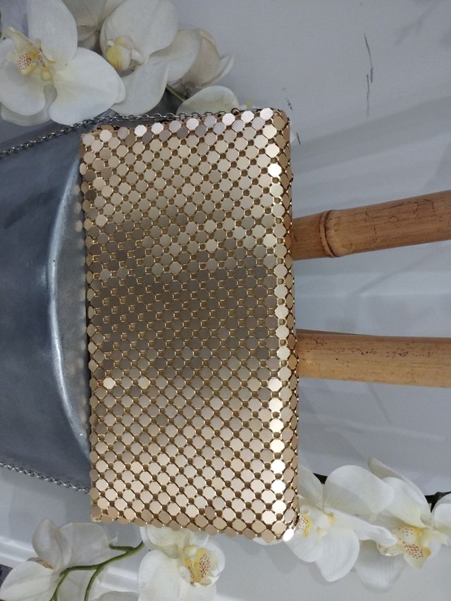 Bolso de fiesta dorado