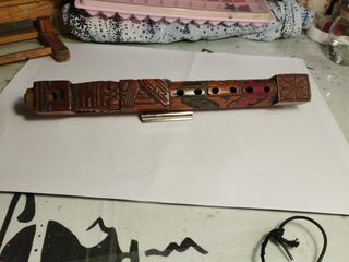 flauta de madera