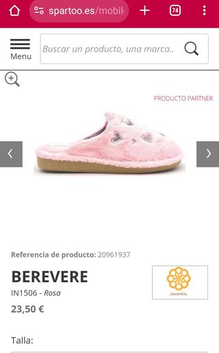 Zapatillas casa mujer