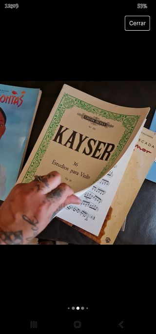 Libros partituras violín,flauta,piano música