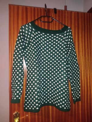 Jersey verde con blanco