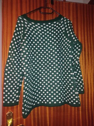 Jersey verde con blanco