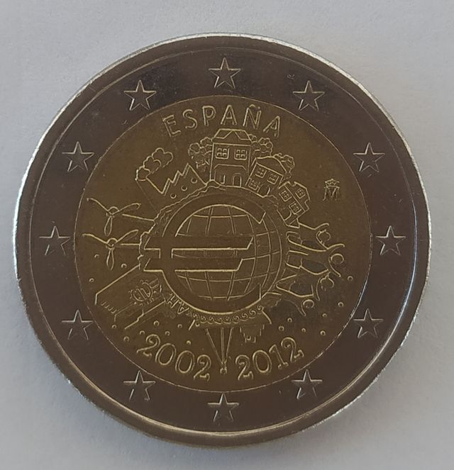 Moneda conmemorativa 2 euros España