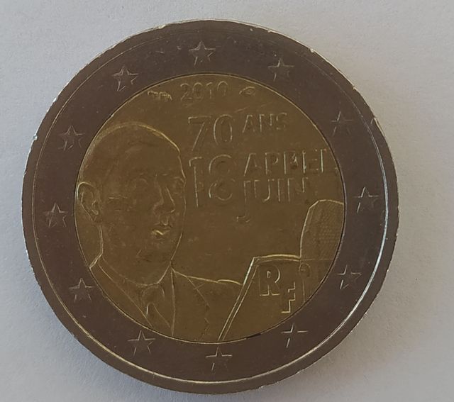 Moneda conmemorativa 2 euros Francia