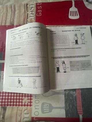 libro de ejercicios frances