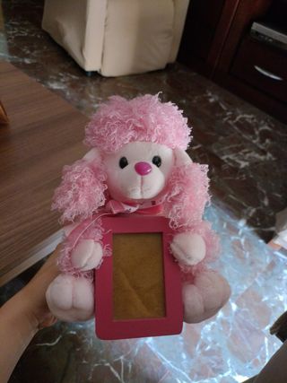 Peluche con marco de fotos