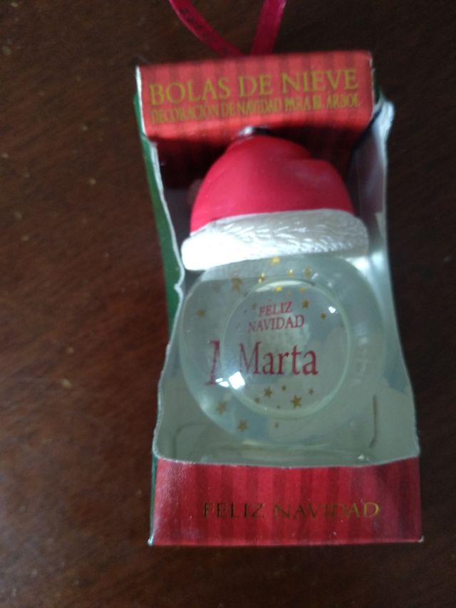 Bola de navidad personalizada 2 unidades