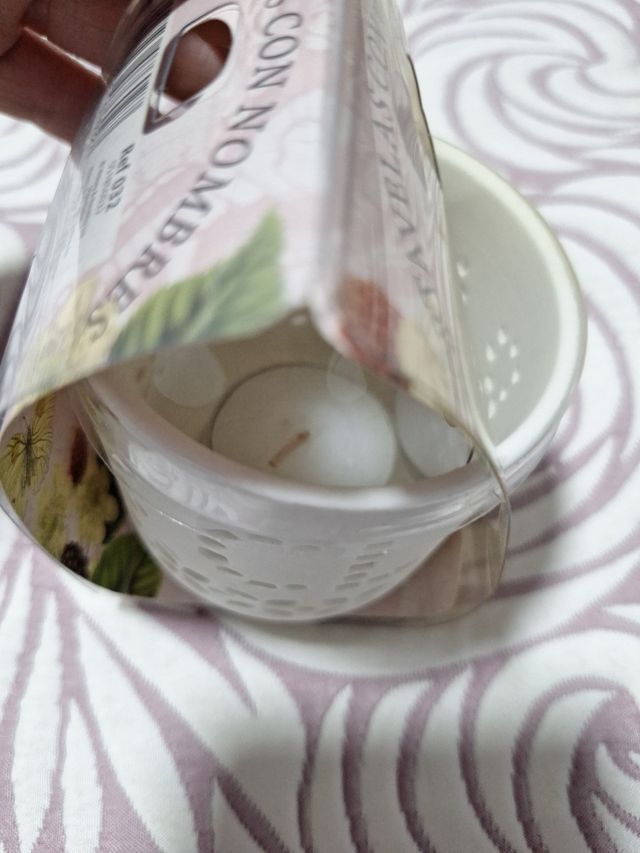 Porta velas con nombre