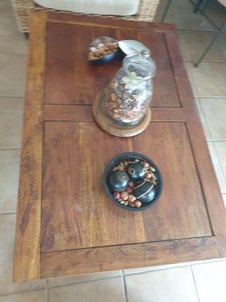Mesa de centro y auxiliar de Teka