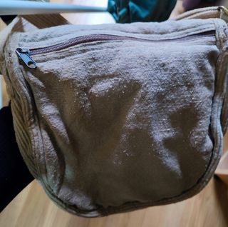 Bolso estampado de pana